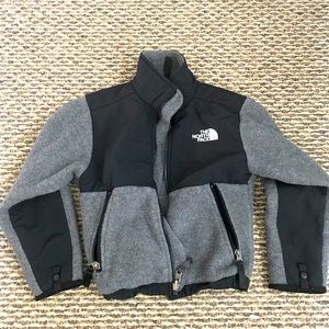 Youth TNF North Face Denali Fleece Grey Gray XS